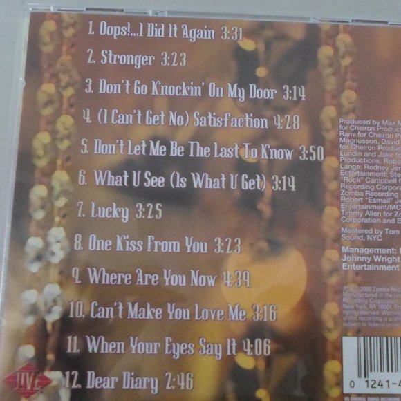 Britney Spears CD - Oops!... I Did It Again - Picture 5 of 5